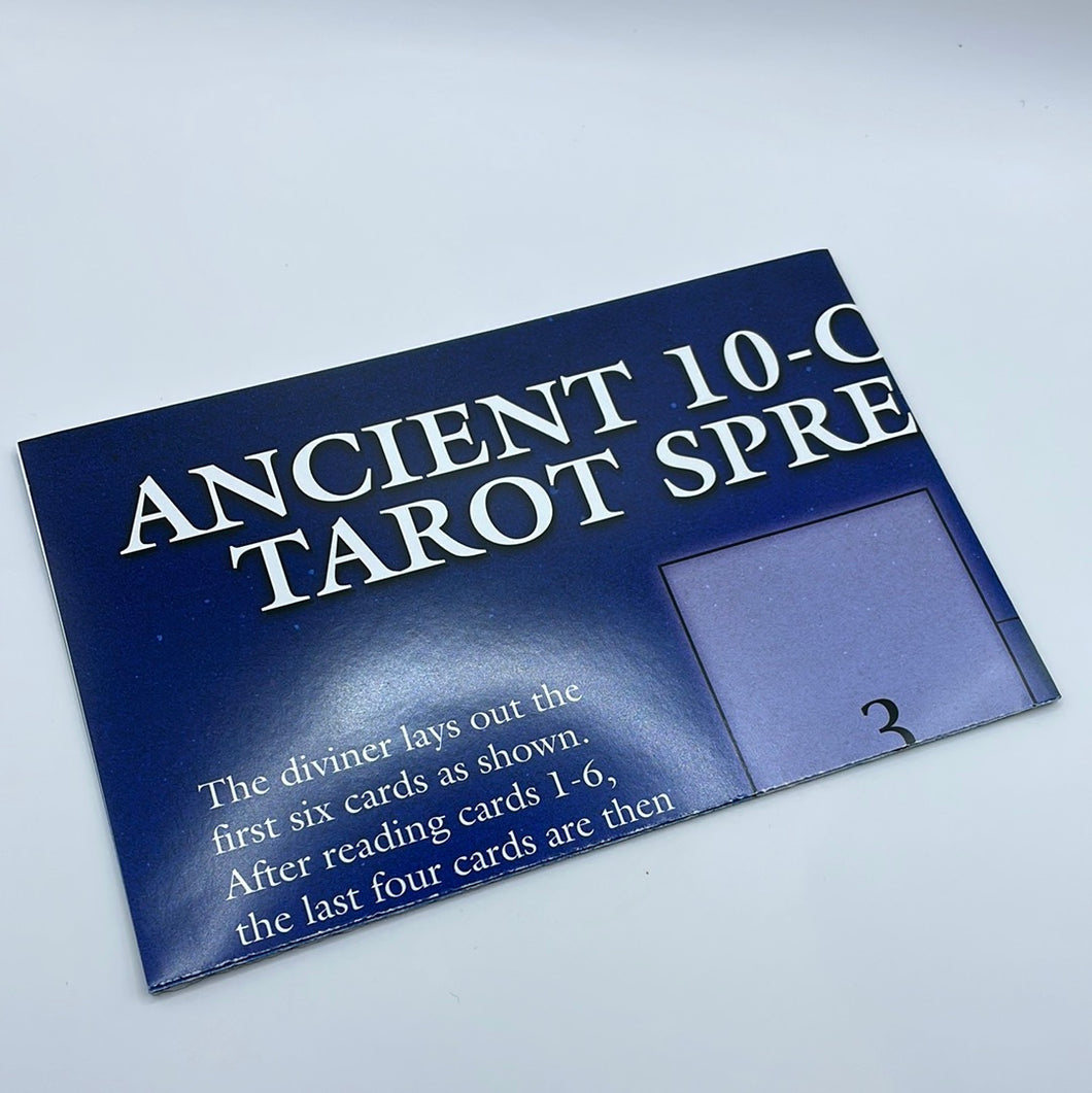 10-Card Tarot Spread Guide Sheet