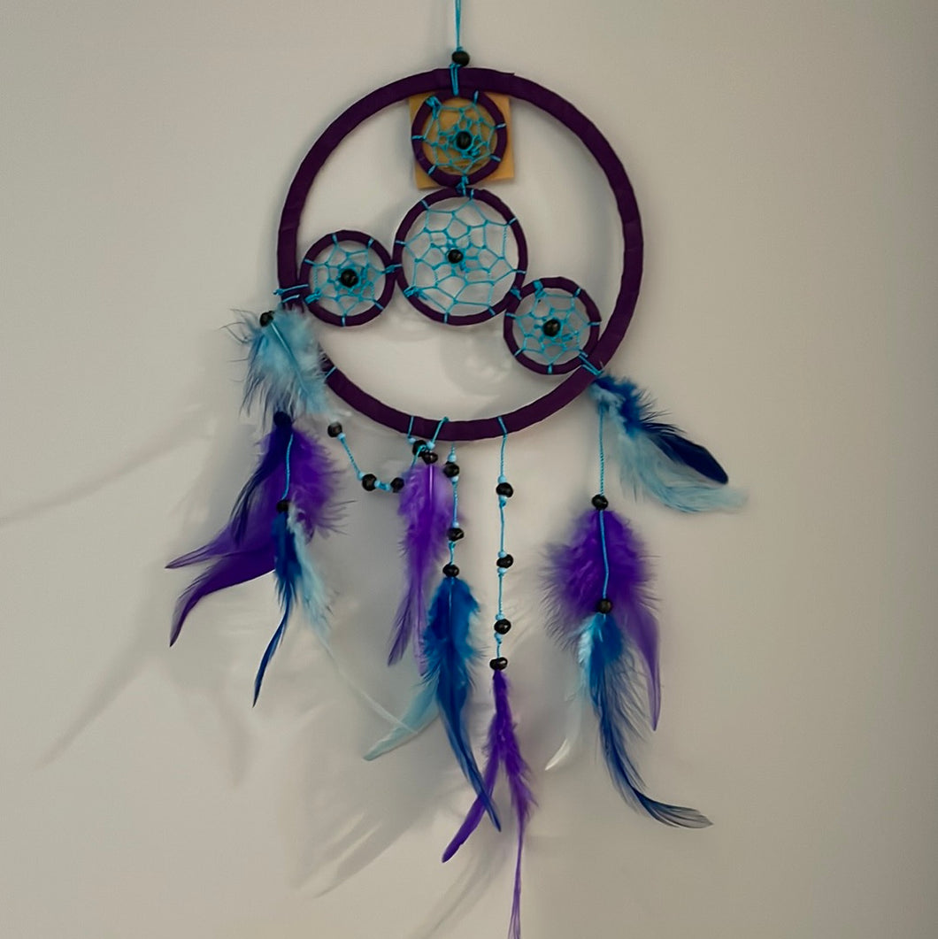 Purple & Blue Dreamcatcher