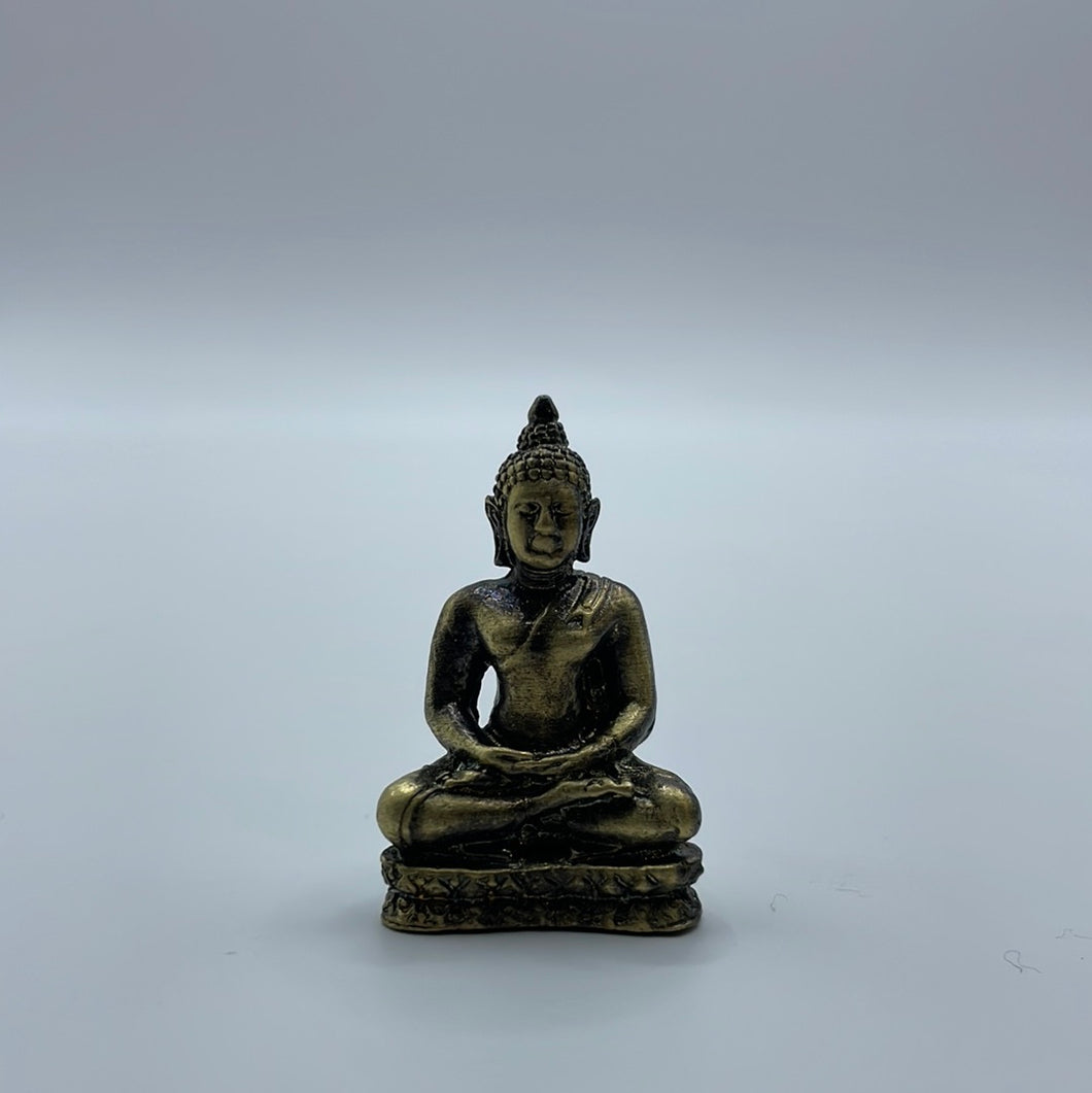 Mini Buddha Brass Statue