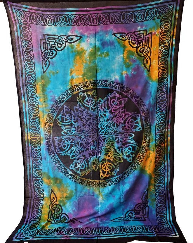 Celtic Knot Tapestry (Tie-Dye)