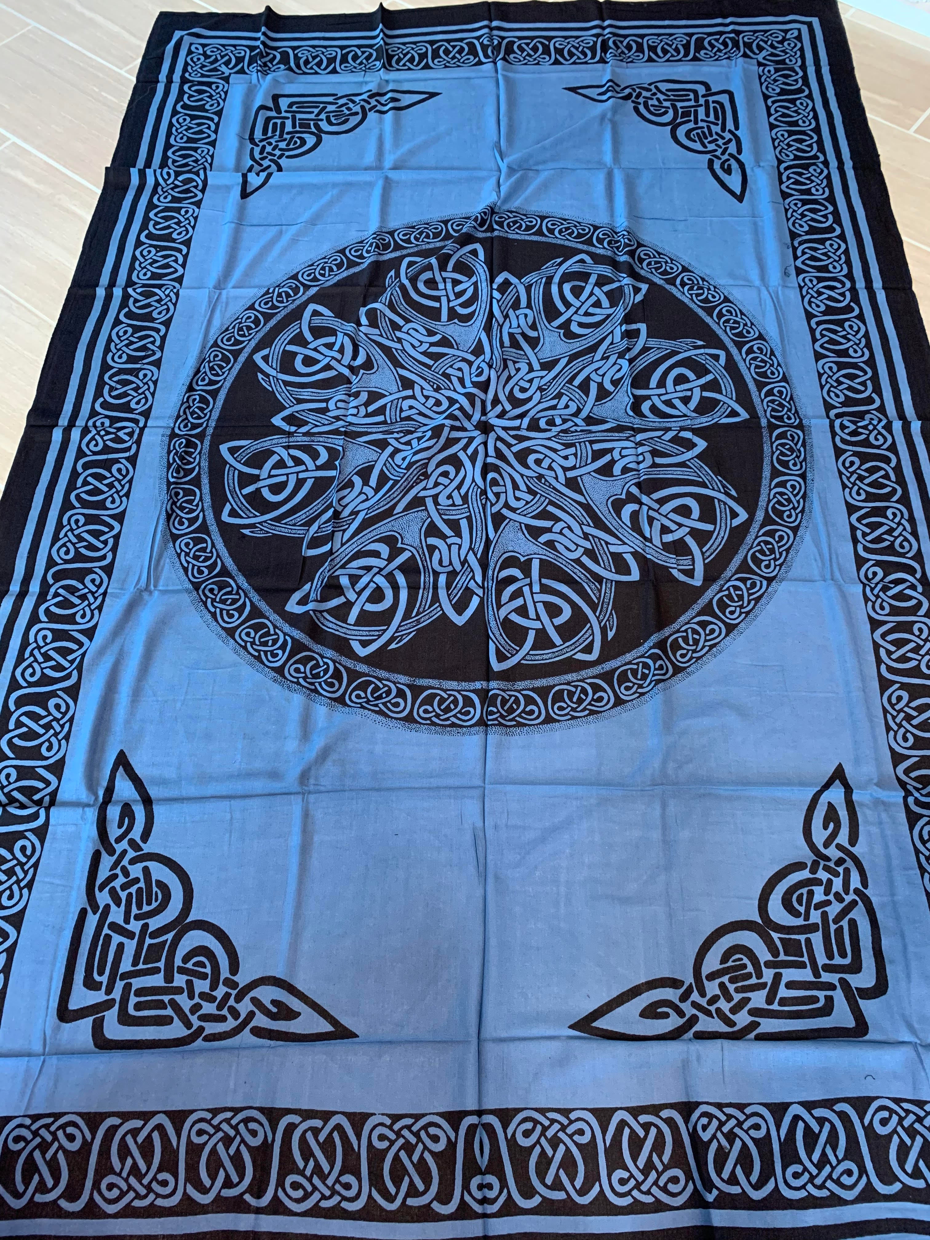 Knote Frame Blue Celtic Knot Rectangle