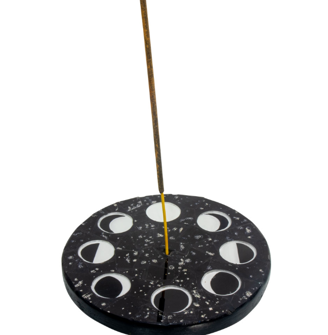Moon Phases Mosaic Wooden Ash Catcher