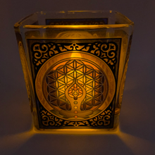Load image into Gallery viewer, Chakra Square Votive Holder
