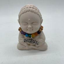 Load image into Gallery viewer, Mini Buddha Namaste Chakra Figurine
