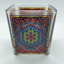 Load image into Gallery viewer, Flower of Life Square Votive Holder
