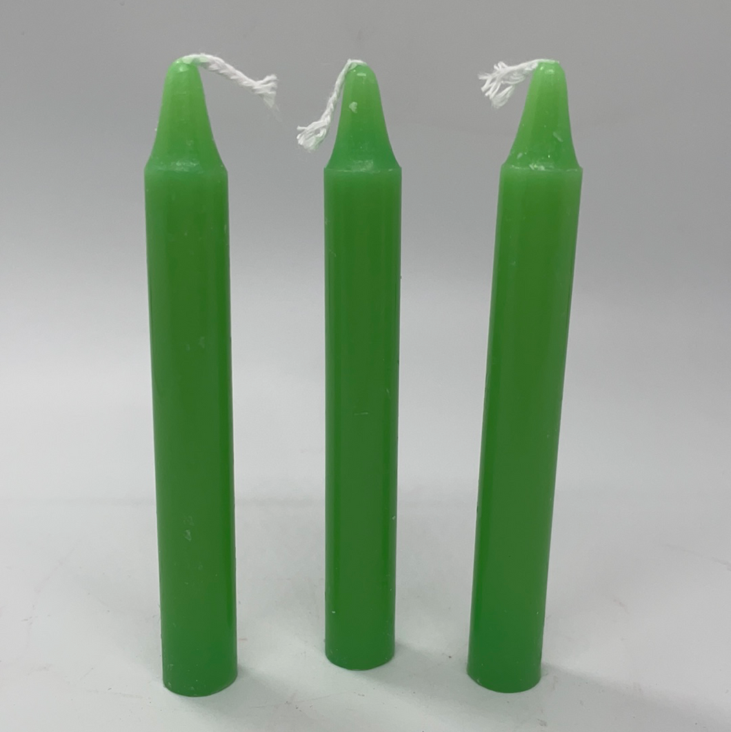 Light Green Chime Candle