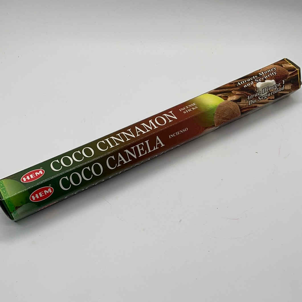 Coco Cinnamon Incense Sticks