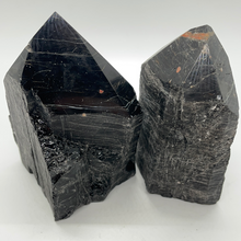 Load image into Gallery viewer, Black Tourmaline Polished Points
