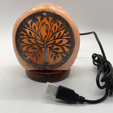 Load image into Gallery viewer, Himalayan Salt Tree of Life Mini Lamp
