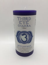 Load image into Gallery viewer, Chakra Herbal Pillar Candles
