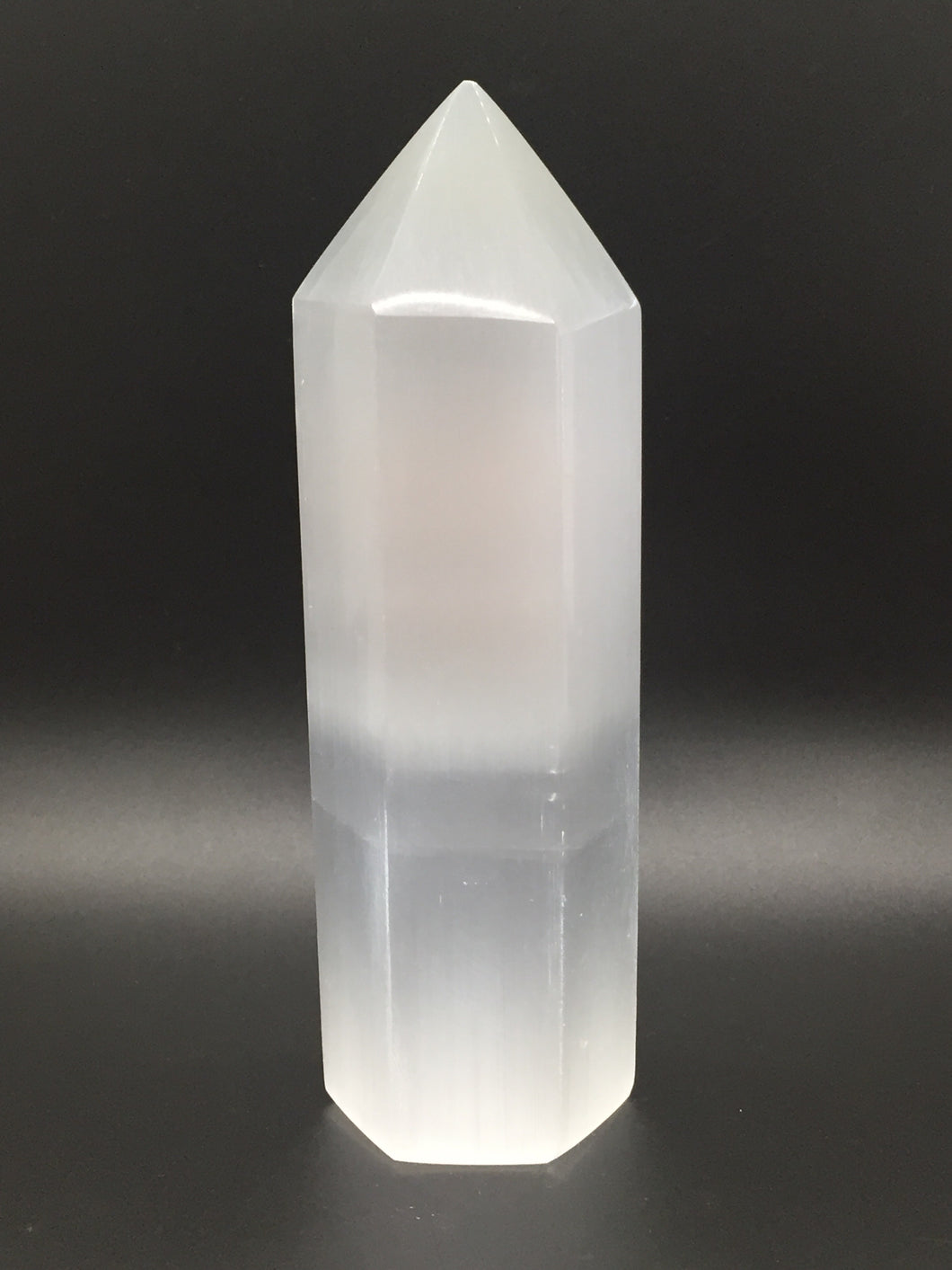 6-Sided Selenite Obelisk