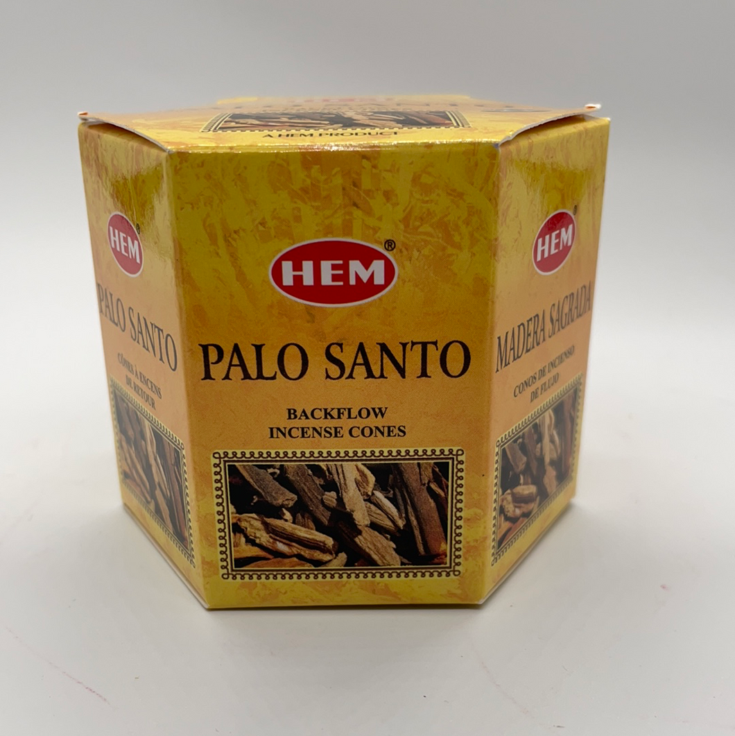 Palo Santo Backflow Cone Incense