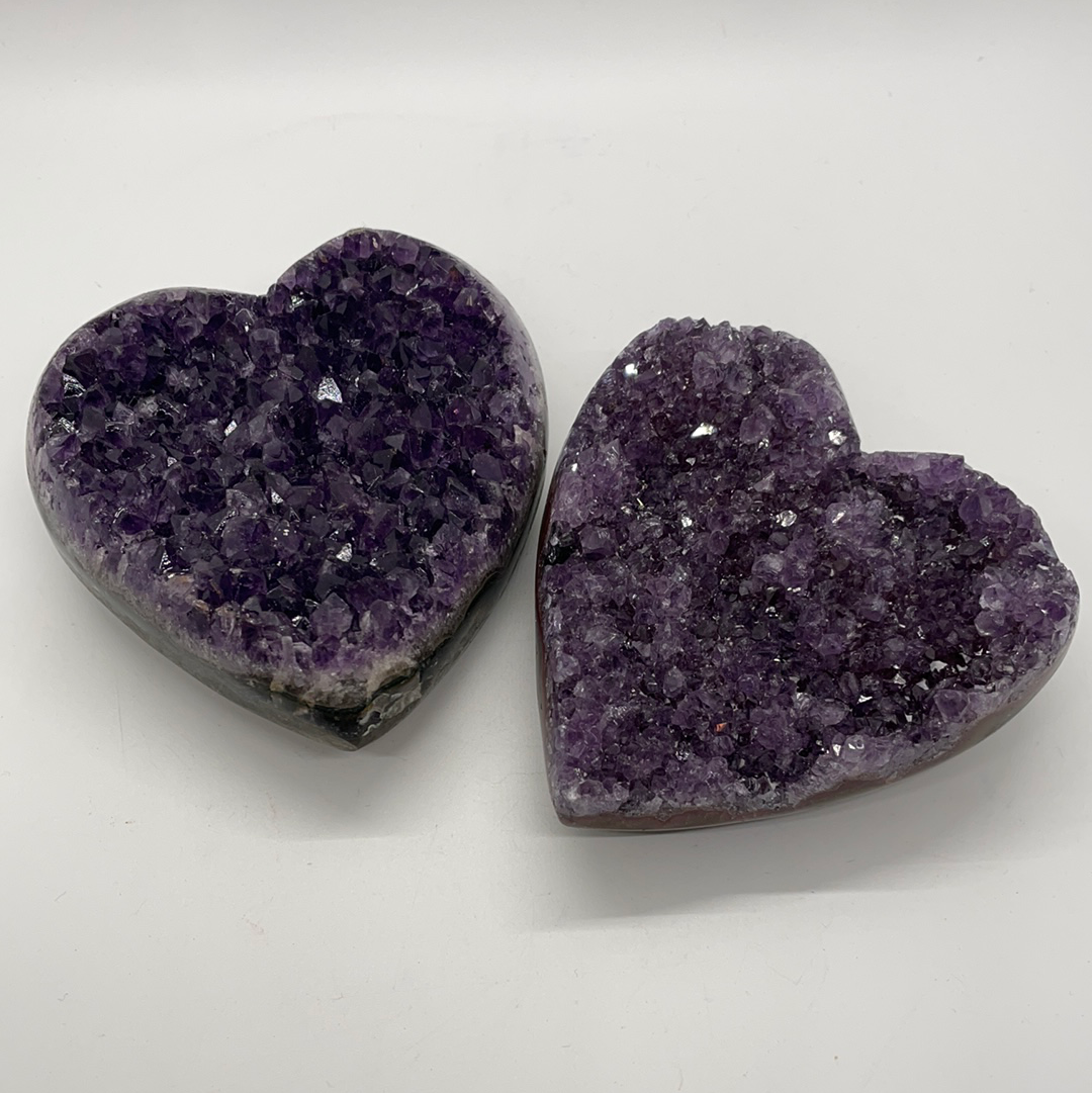 Amethyst Heart Cluster