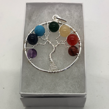 Load image into Gallery viewer, Chakra Tree Pendant
