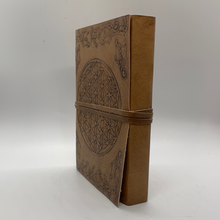 Load image into Gallery viewer, Leather Flower of Life Journal
