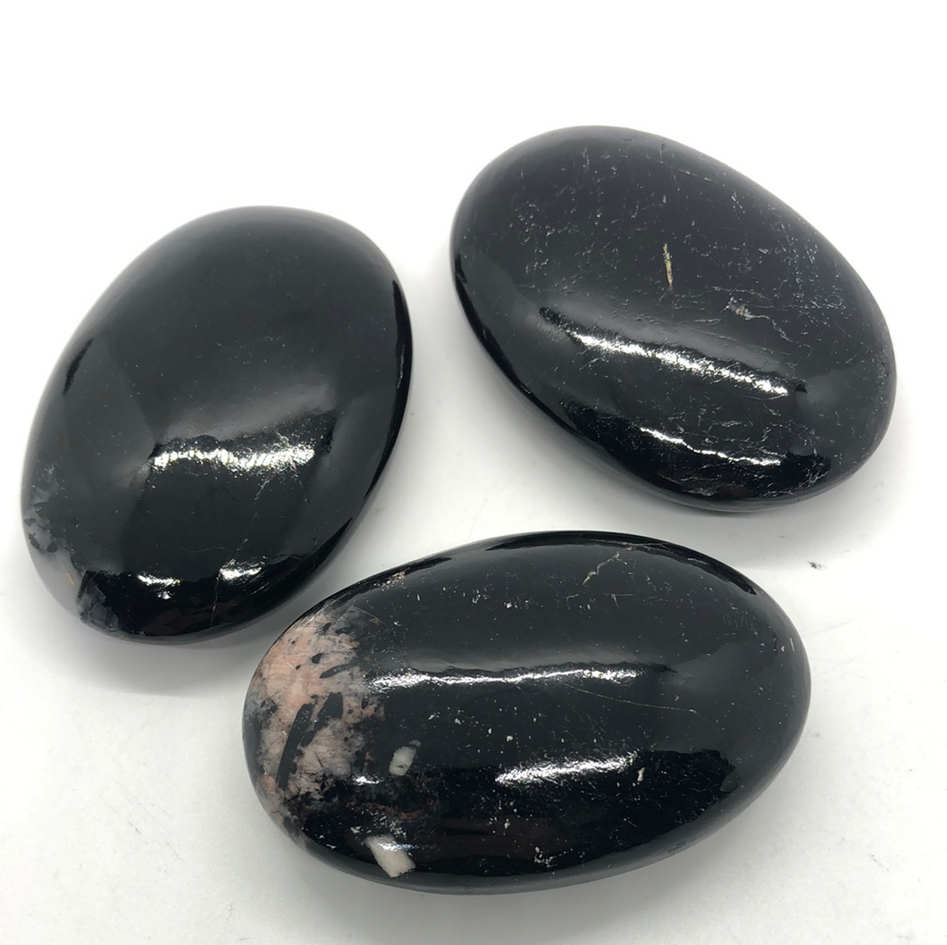 Black Tourmaline Palm Stone