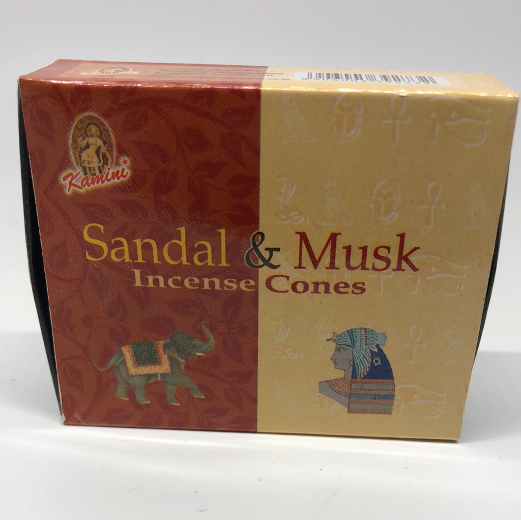 Sandal & Musk Cone Incense