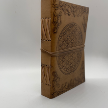Load image into Gallery viewer, Leather Flower of Life Journal
