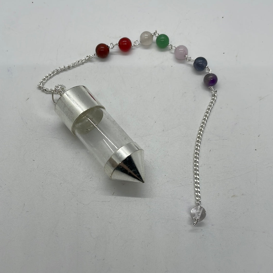Chakra Glass Chamber Pendulum