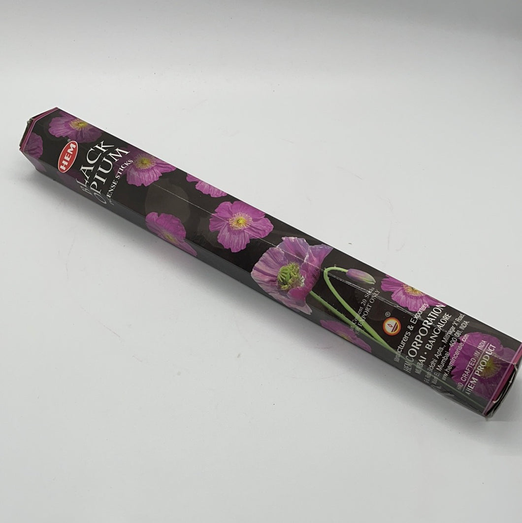 Black Opium Incense Sticks