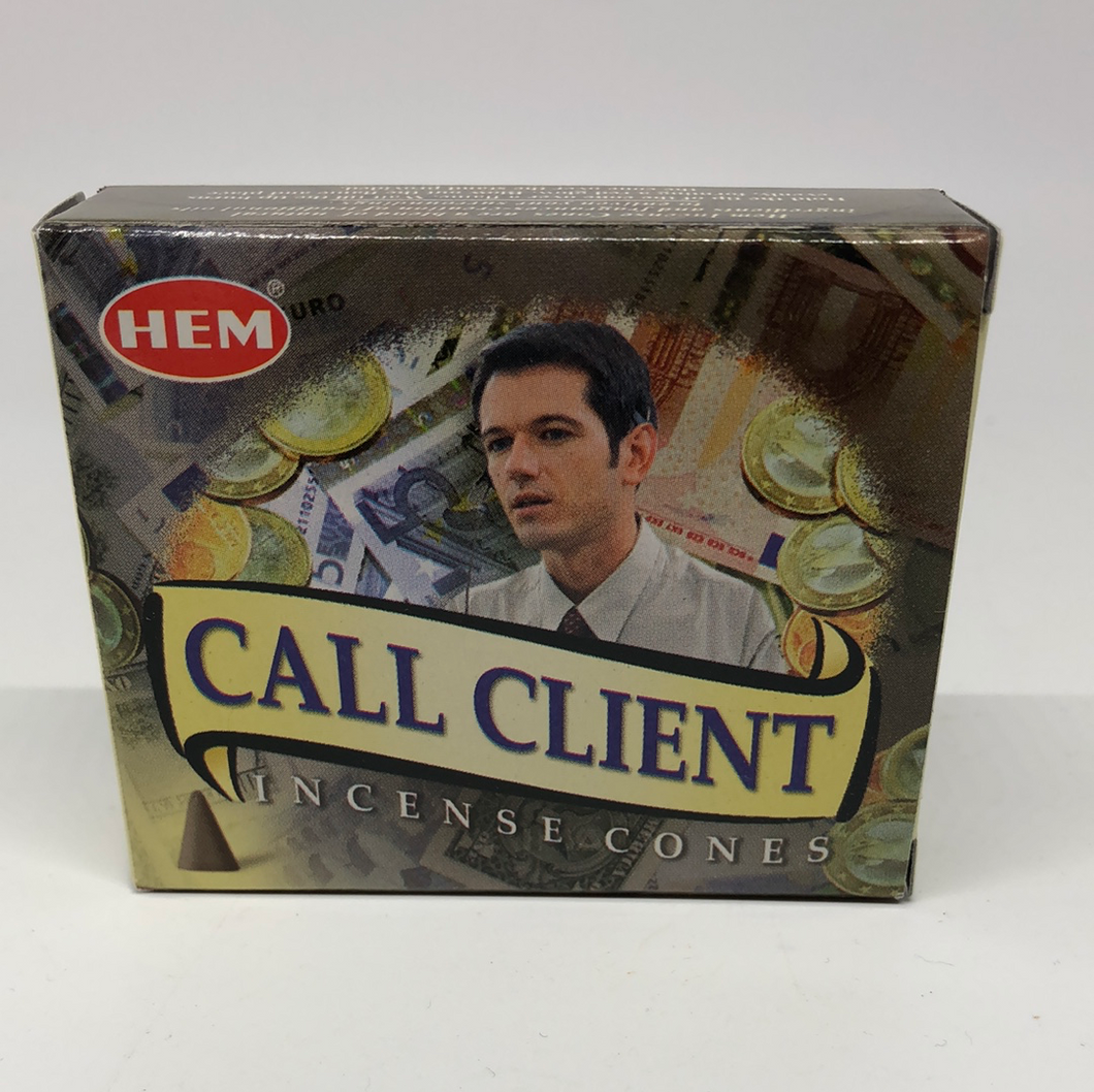 Call Client Cone Incense