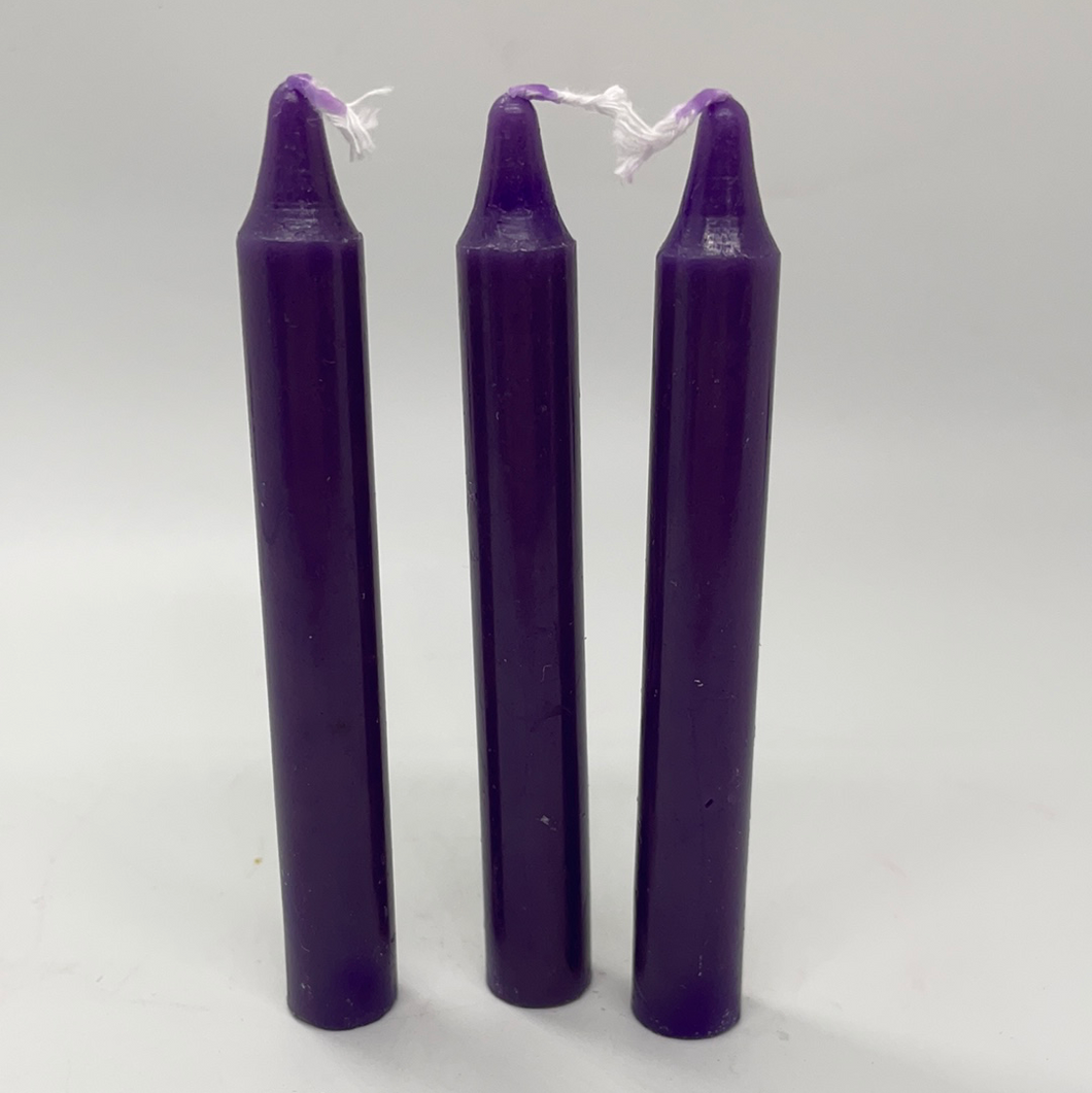 Dark Purple Chime Candle
