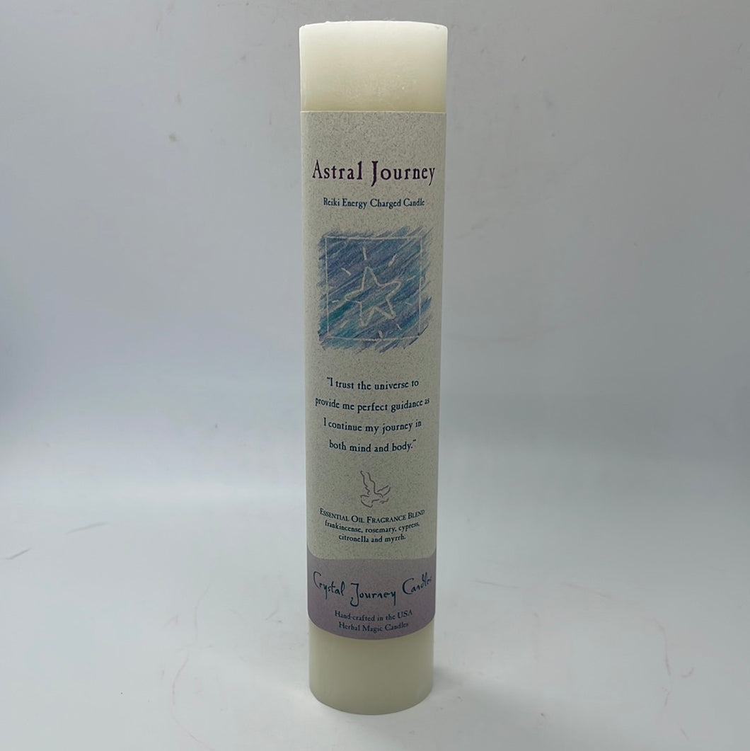 Astral Journey Herbal Pillar Candle