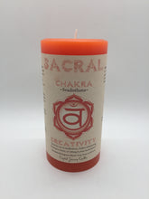 Load image into Gallery viewer, Chakra Herbal Pillar Candles
