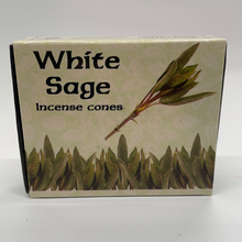 Load image into Gallery viewer, White Sage Cone Incense
