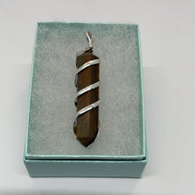 Load image into Gallery viewer, Wire Wrapped Gemstone Point Pendant
