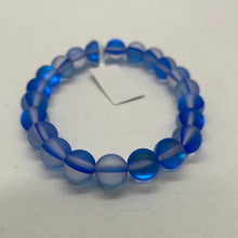 Load image into Gallery viewer, Frosted Glass Cat Eye Bracelet
